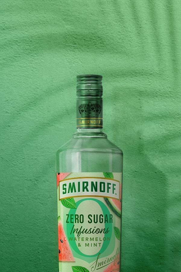 Smirnoff Zero Sugar Infusions Watermelon & Mint