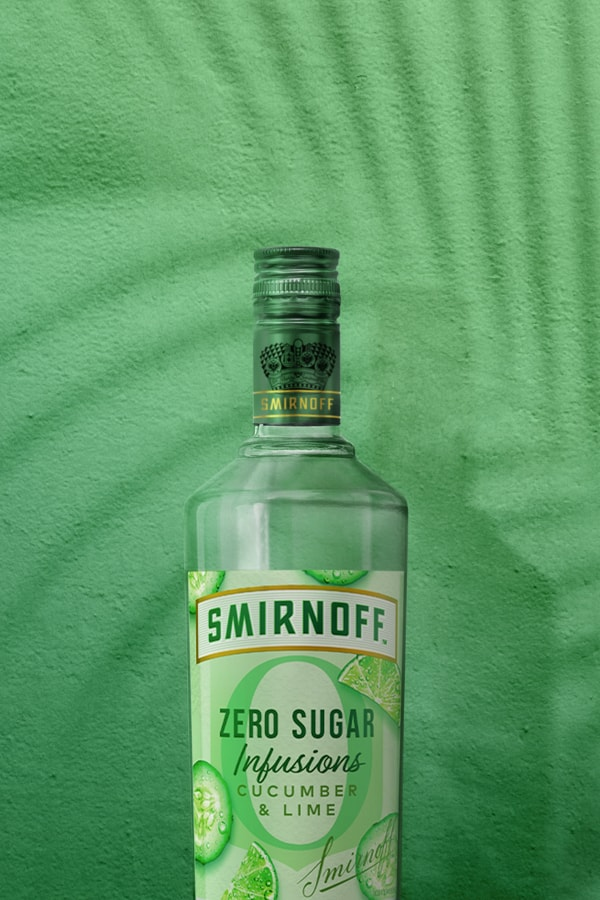 Smirnoff Zero Sugar Infusions Cucumber & Lime