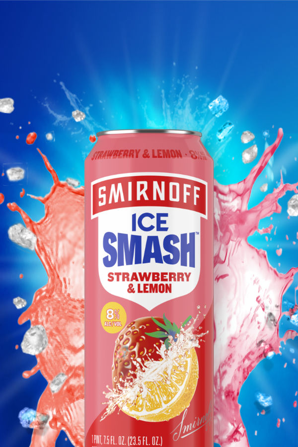 Smirnoff Ice Smash Strawberry + Lemon